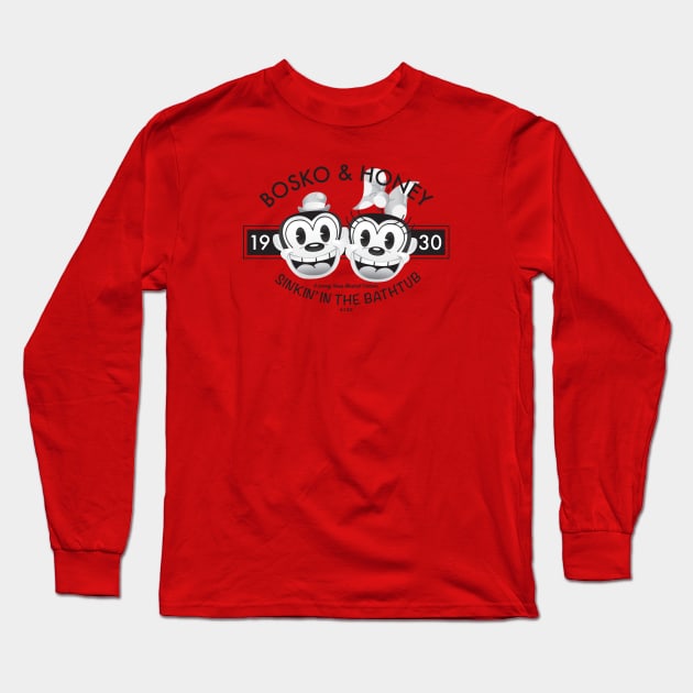 Bosko & Honey (no white outline) Long Sleeve T-Shirt by CKline